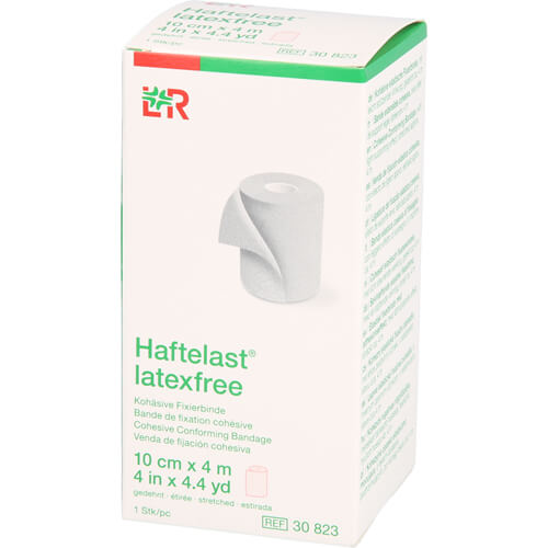 HAFTELAST Fixierb.kohäs.latexfrei 10 cmx4 m creme