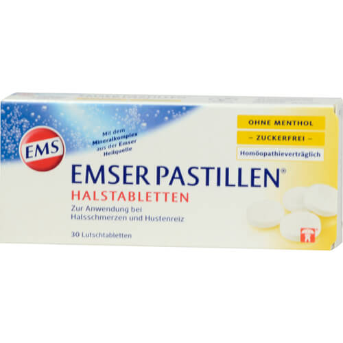EMSER Pastillen ohne Menthol zuckerfrei