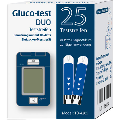 GLUCO TEST DUO Teststreifen
