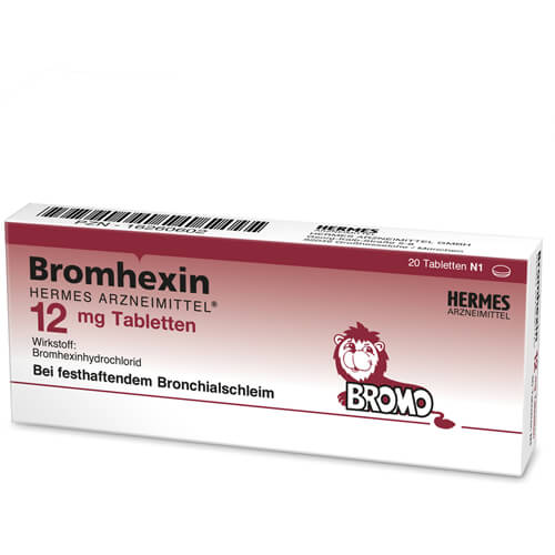 BROMHEXIN Hermes Arzneimittel 12 mg Tabletten