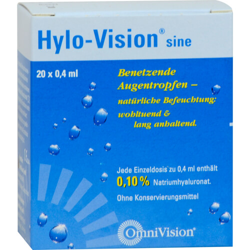 HYLO-VISION sine Einzeldosispipetten