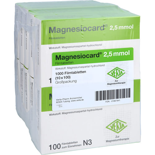 MAGNESIOCARD 2,5 mmol Filmtabletten