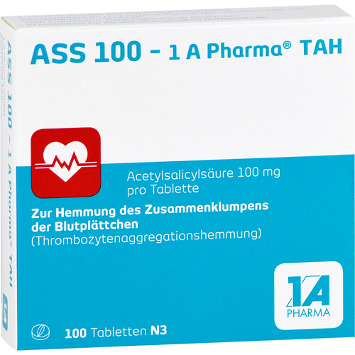 ASS 100-1A Pharma TAH Tabletten