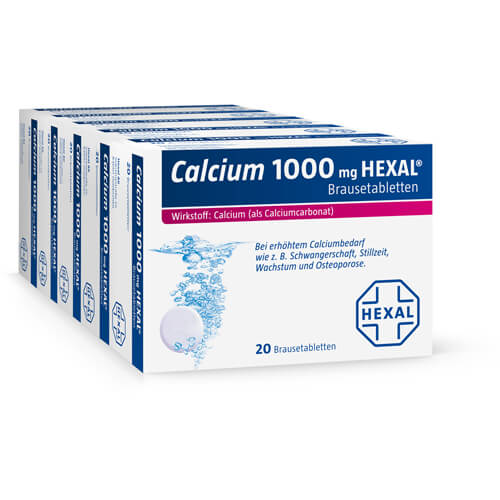 CALCIUM 1000 HEXAL Brausetabletten